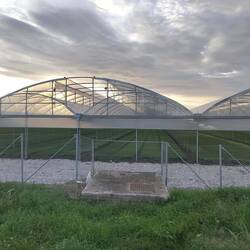 Gewächshäuser soweit das Auge reicht