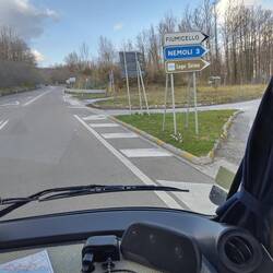 Geschafft, wieder auf einer mehrspurigen Straße!