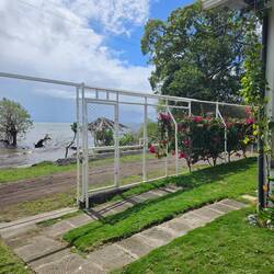 Blick aus dem Fenster auf den Nicaraguasee