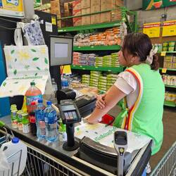 Angekommen im Supermarkt