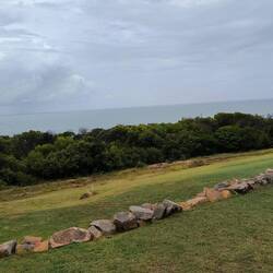 Blick nach Norden vom Leuchtturmhügel