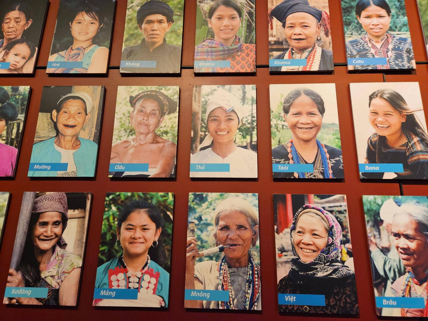 There are many ethnic tribes in Vietnam, mostly in the hills.
