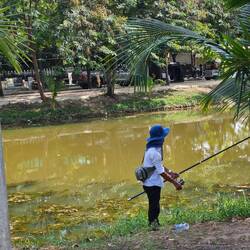 Fishing is an important part of daily life in many areas we travelled, no matter the water quality