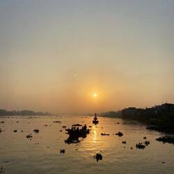 Sonnenaufgang am Jetty