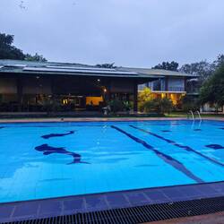 Unser Pool, wenn keine Sonne scheint...