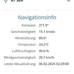 Zwischen den Inseln Ratatonga und Nuku'alova