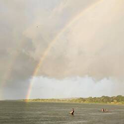 Doppelter Regenbogen