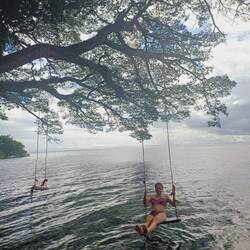 Das hat Spaß gemacht im See zu schaukeln