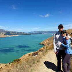 The difference in water color along the shore vs in the center is so pretty