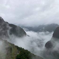 Aber die Wolken waren auch echt ein Schauspiel.