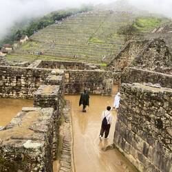 Blick zur anderen Seite. Da oben waren wir gerade.