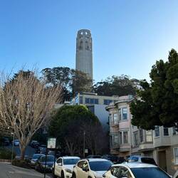 Auf dem Weg zum Coit Tower (Natürlich auch auf einem Berg ⛰️)