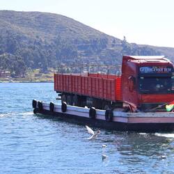 Surprising how much the barges can move.