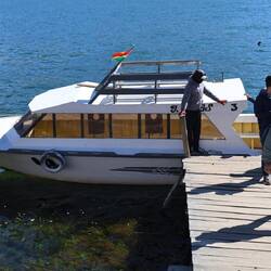 We on the other hand took a small boat.