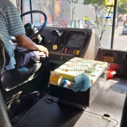 Die Busfahrt in San José