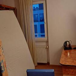 Das Hotelzimmer vor dem Abflug