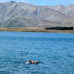 Lake Tekapo swimmer!