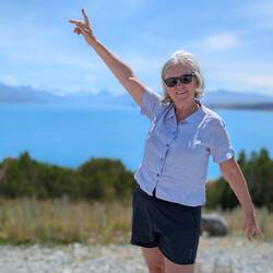 Trademark pose strikes again...