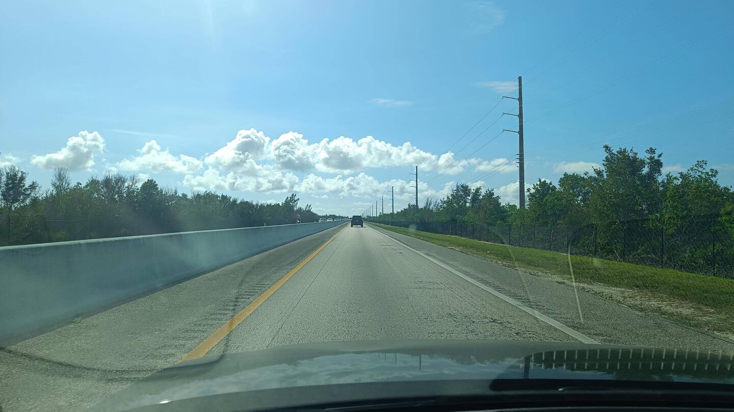 Stundenlang geradeaus 🥱