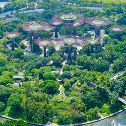 Gardens by the Bay - die besuchen wir morgen.