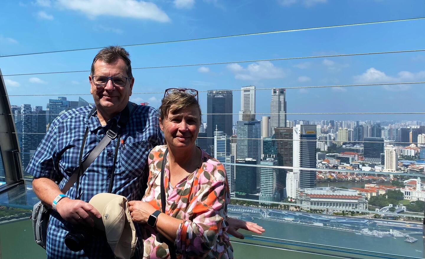 Auf dem Observation Deck.