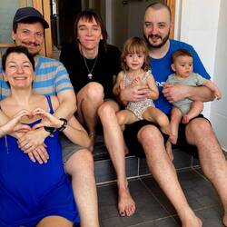 Gruppenfoto - liebe Grüsse in die Heimat