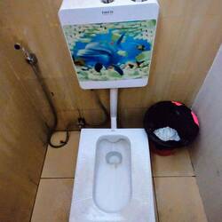 Ich hatte mich schon gefragt, wo sie diese Klos wohl versteckt haben... 😆