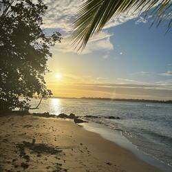 Sonnenuntergang am Strand