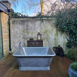 Bit chilly for outside bath