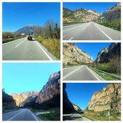 Wir fahren in eine tolle Schlucht