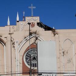 This was damaged in an earthquake in the mid 2000s but not got the money to repair