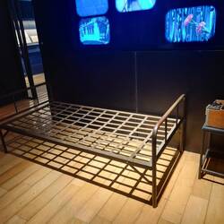 Transformer and Metal bed which people were strapped to then electrocuted and tortured