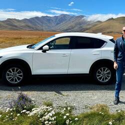 But when the clouds broke - wow!!! Chris and our ride for the month