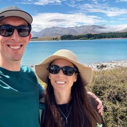 We made it! Lake Tekapo