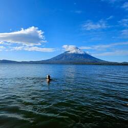 Und nochmal in den schönen See springen