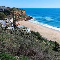 Burgau kommt in Sicht .... der letzte Ort vor Salema!