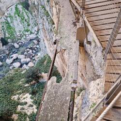 ....der alte und ungesicherte Caminito 😱