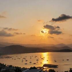 The start of the sunset!