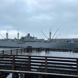 SS Jeremiah O'Brien. Das noch Fahrbereite Schiff war am D-Day in der Normandie dabei.
