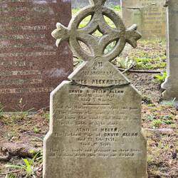 Cemetery in den Botanical Gardens