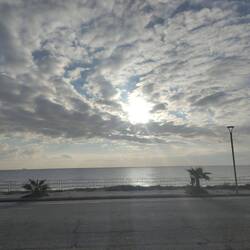 8:00 Uhr morgens - Blick aus dem Fenster