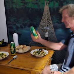 Da schmeckt der selbstgekochte Eintopf richtig gut.