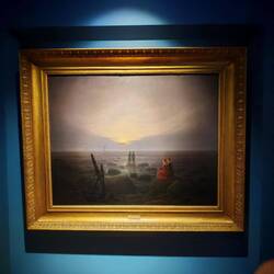 Восход луны над морем. 1821