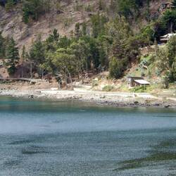 This is te bay where I dunked my feet