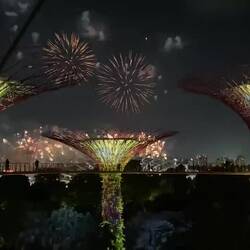 Und dann kam auch noch unerwartet ein Feuerwerk