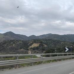 Tuffstein Berge, wir nähern uns Matera