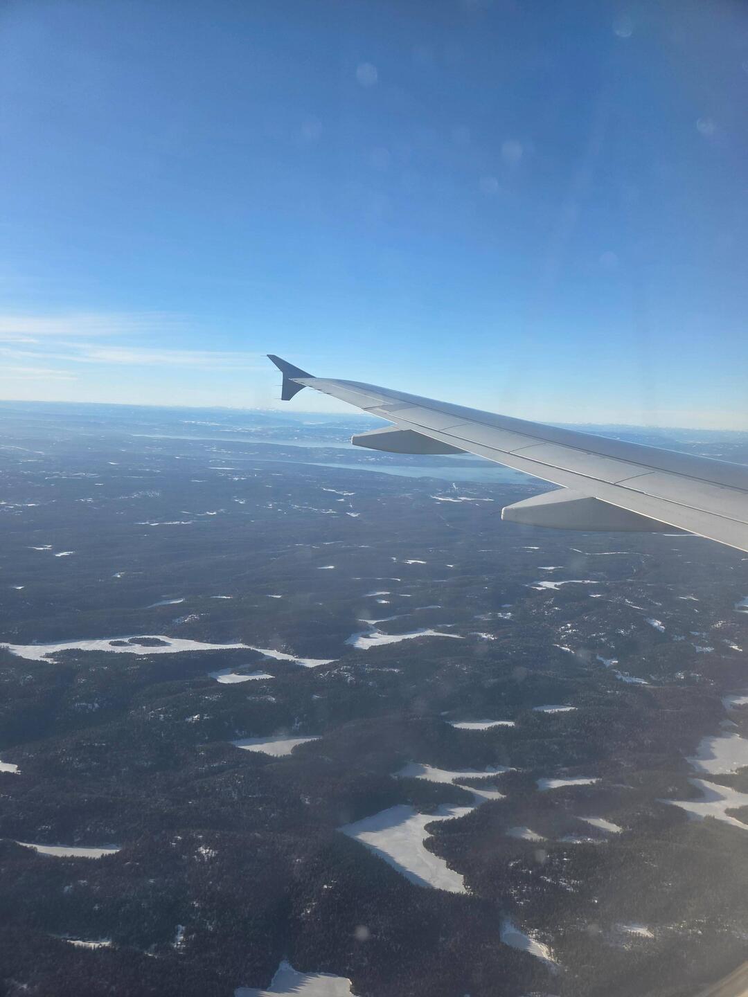 Im Sinkflug Richtung Tromsø