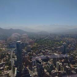 Just see the snow on the andes