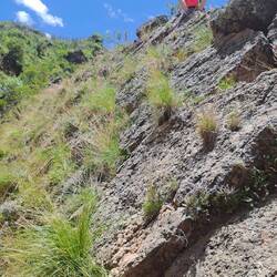 Wanderung zu den 7 Wasserfällen... Bissi kraxeln für die Mona
