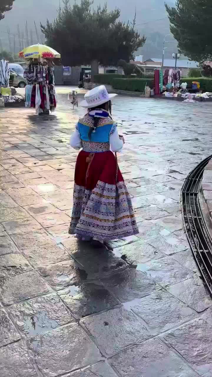 The children dance before school